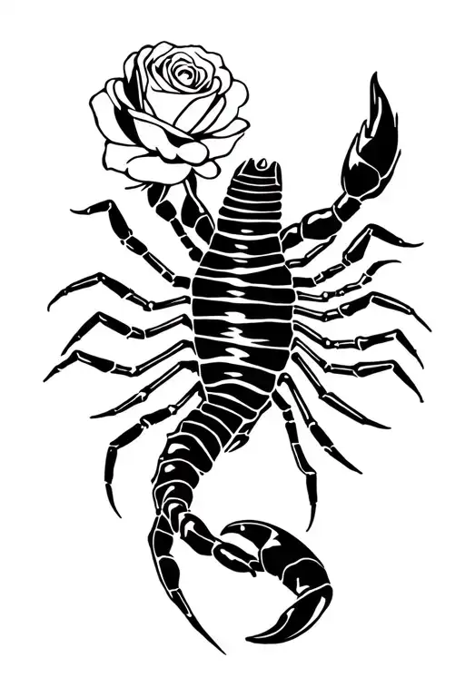 Scorpion And A Rose