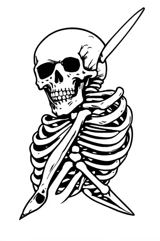 Skeleton Knife Morphing