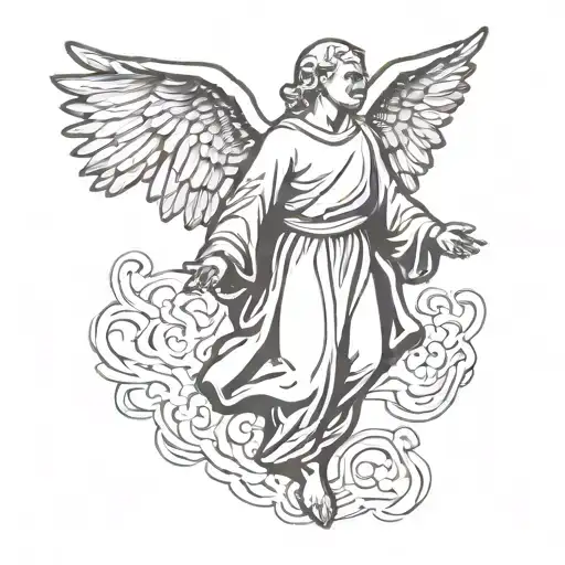 Father Angel Flying