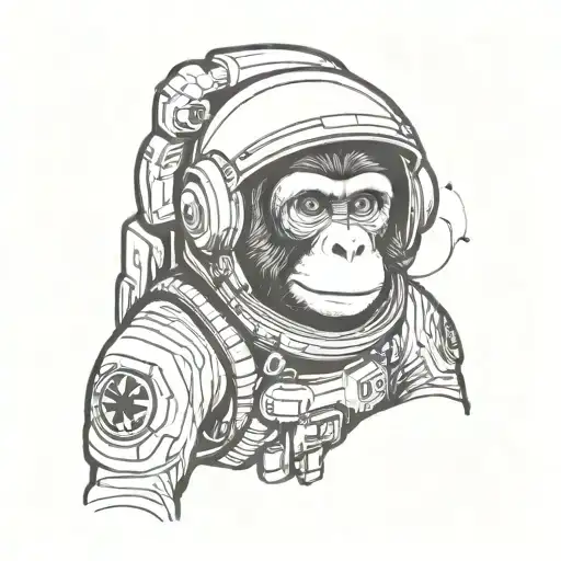 Monkey Astronaut