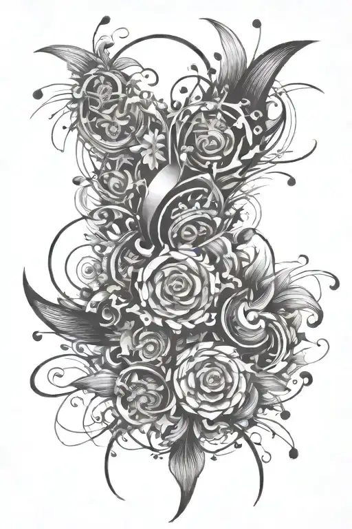 Abstract Tattoo Design