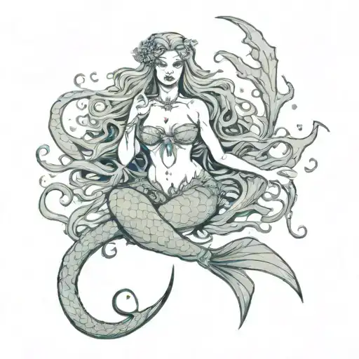 Evil Mermaid Siren