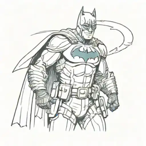 Batman Wearing A Police Uniform