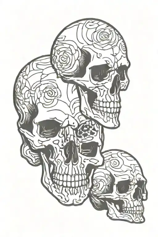 Skulls Representing Dark Periods