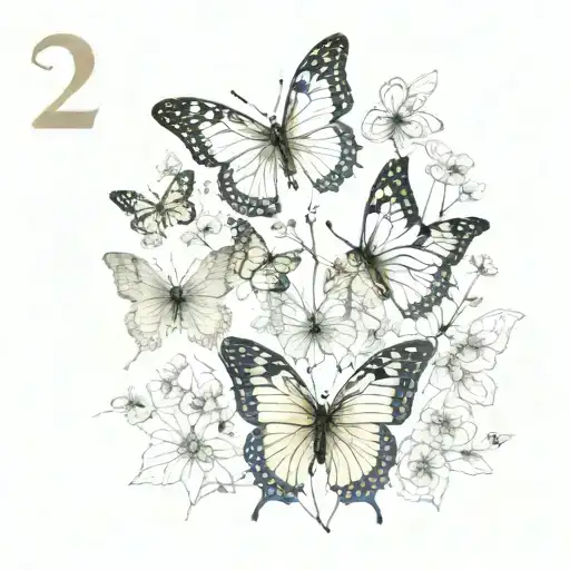 Butterflies And Birth Year 2001