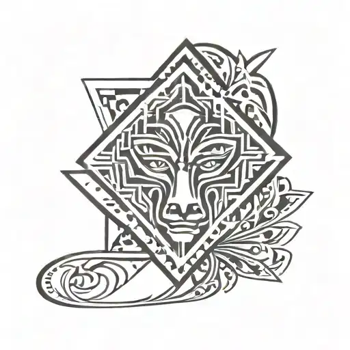 African Diamond Crest Plate