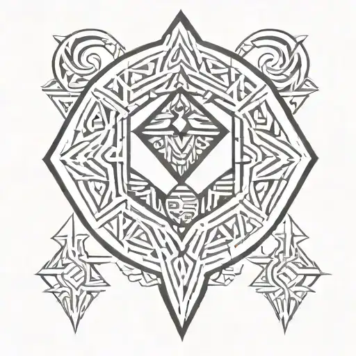 African Diamond Crest Plate