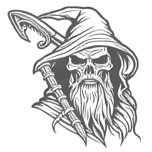 Grim Reaper With A Beard