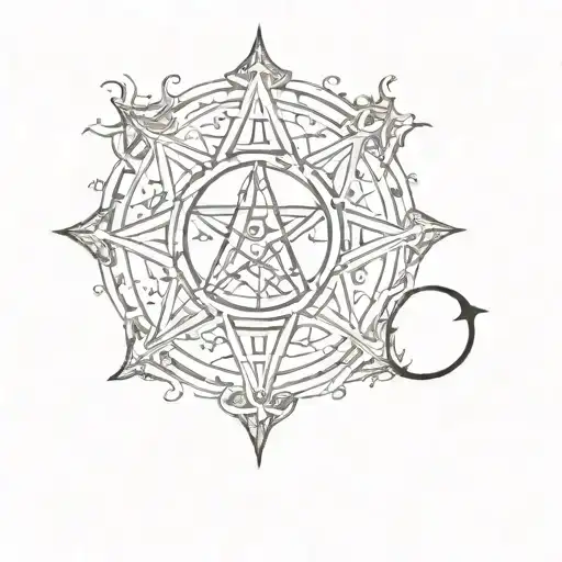 Anxiety Disorder Symbol Witch Gothic Astrology Symbols