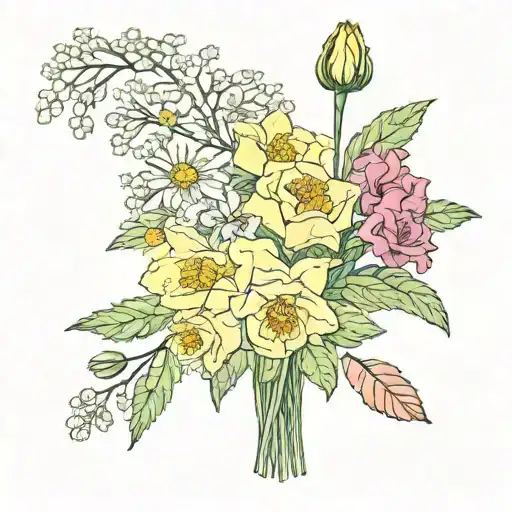 Birth Flower Bouquet For November And May