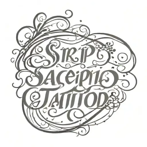 Script Tattoo Font