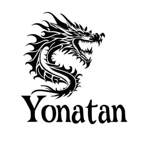 Dragon With Name Yonatan