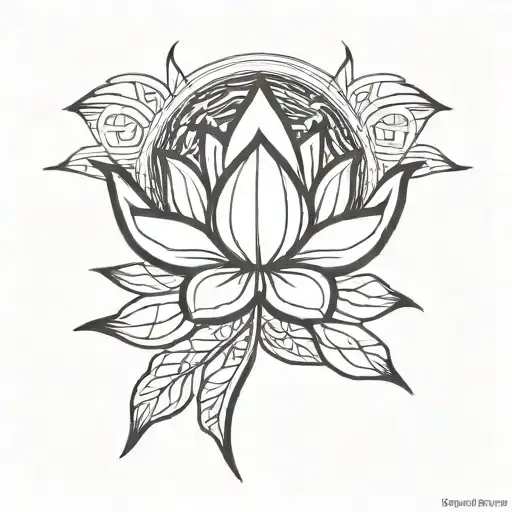 The March Equinox Prime Lotus Symbol