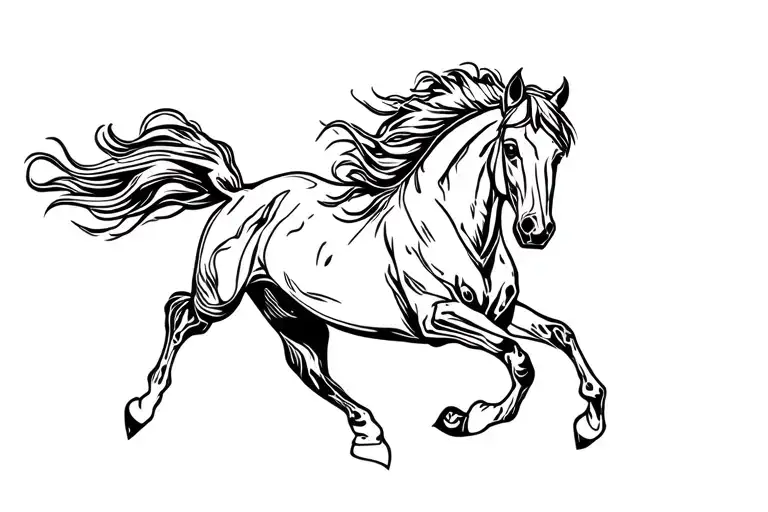 Horse Galloping