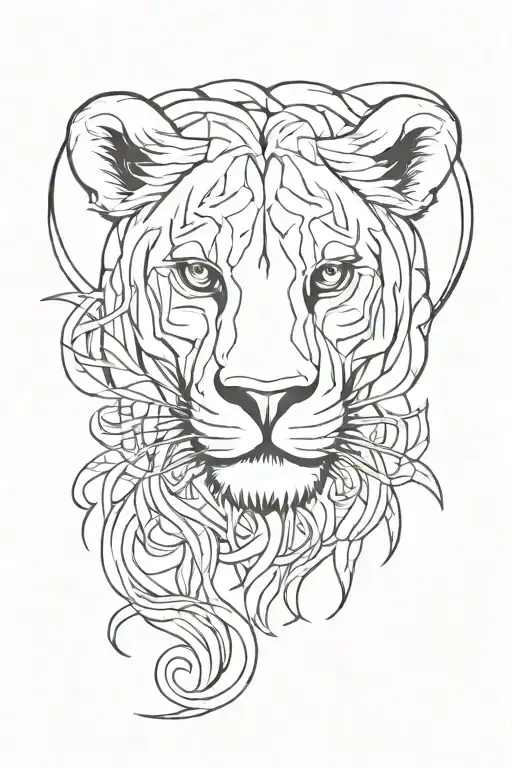 Leo Zodiac Tattoo With Skull