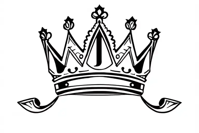 Crown With A J