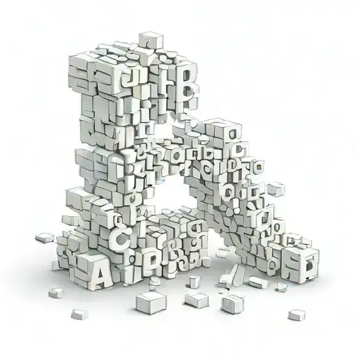 Letters C & B 3D Representation