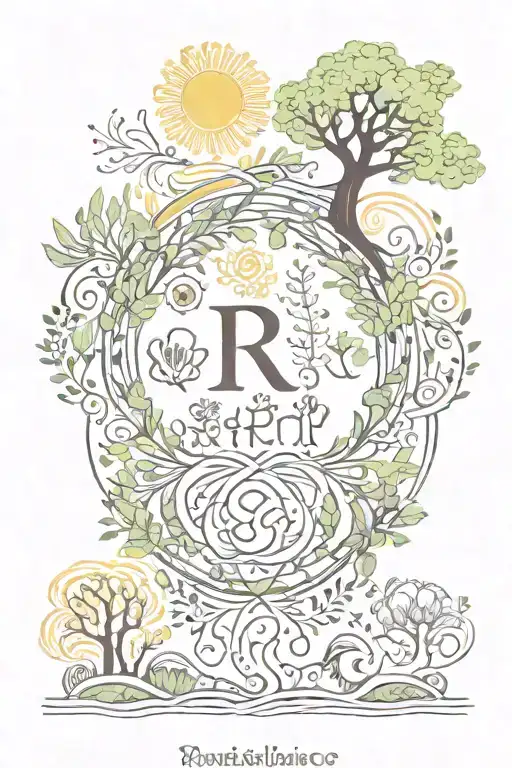 R Resilience Growth Strength Family Spirituality