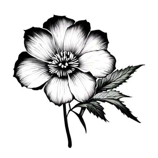Diphylleia Grayi In Cyber Realism Style