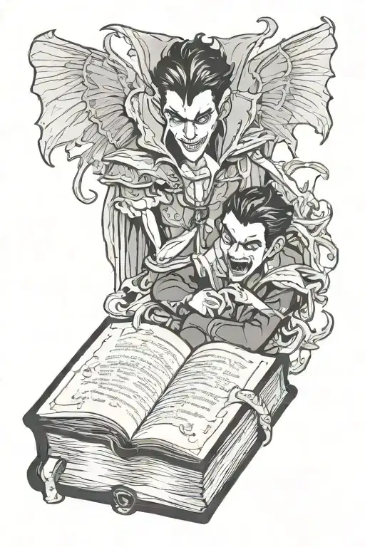 Book And Vampire