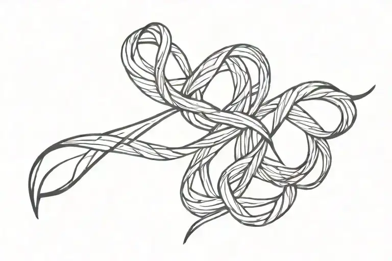 Epilepsy Ribbon Fine Line