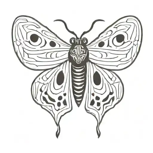 Moth With Human Eyes