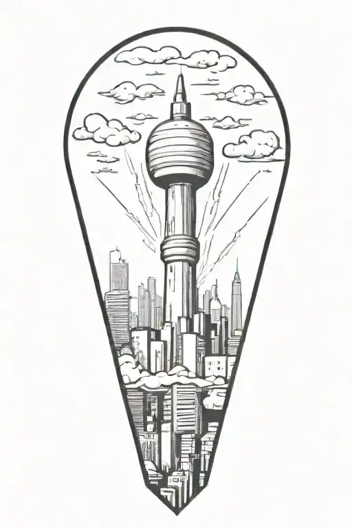 Nuke Being Dropped On City