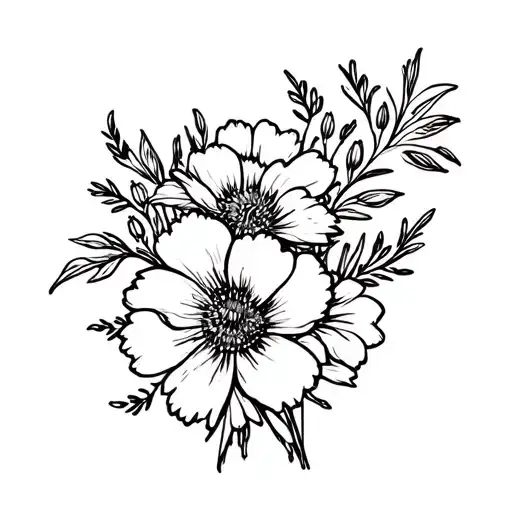 Birth Flower Bouquet