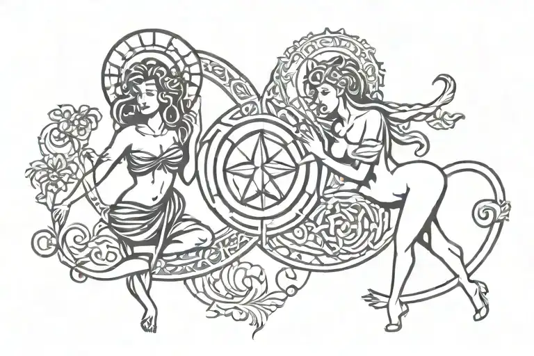 Aries And Libra With Witchy