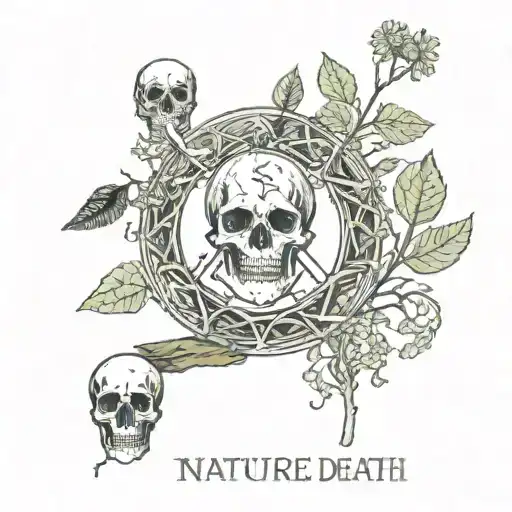 Nature And Death Tarot Card