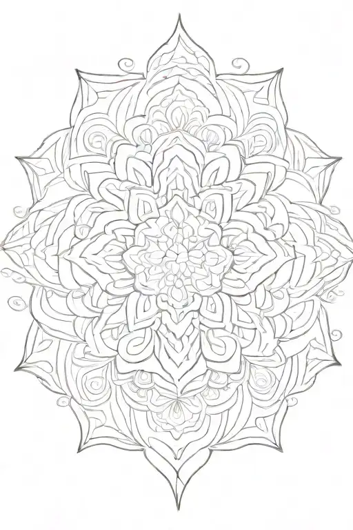 Symetrical Mandala Design