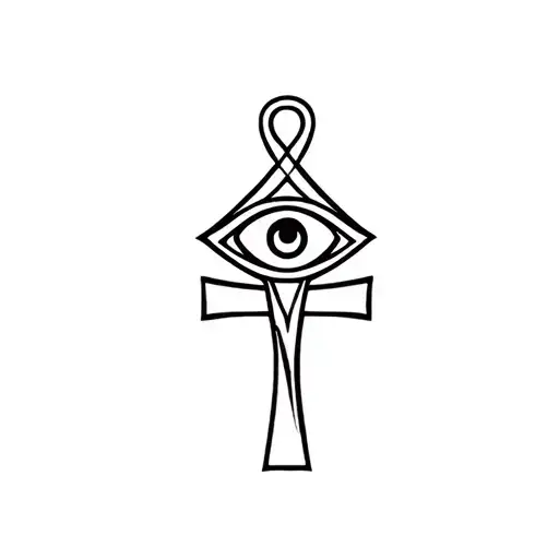 Ankh Symbol With Eye