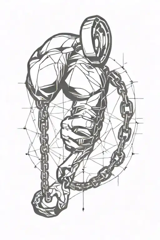 Bicep Chain With Hanging