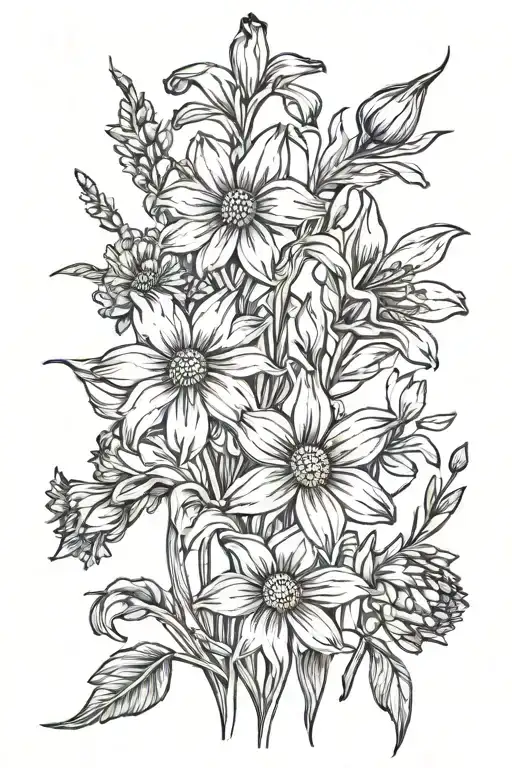 Daisies - Daffodils - Sweet Peas