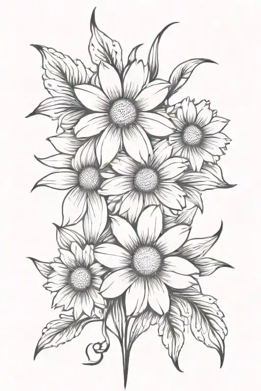 Daisies And Daffodils