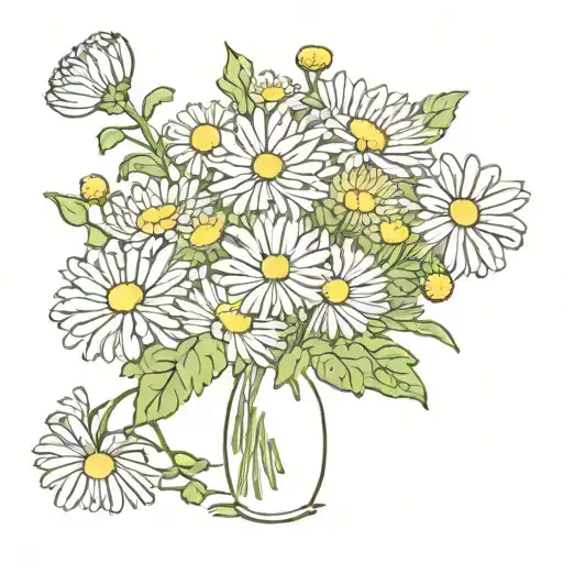 Chrysanthemum And Daisy Bouquet
