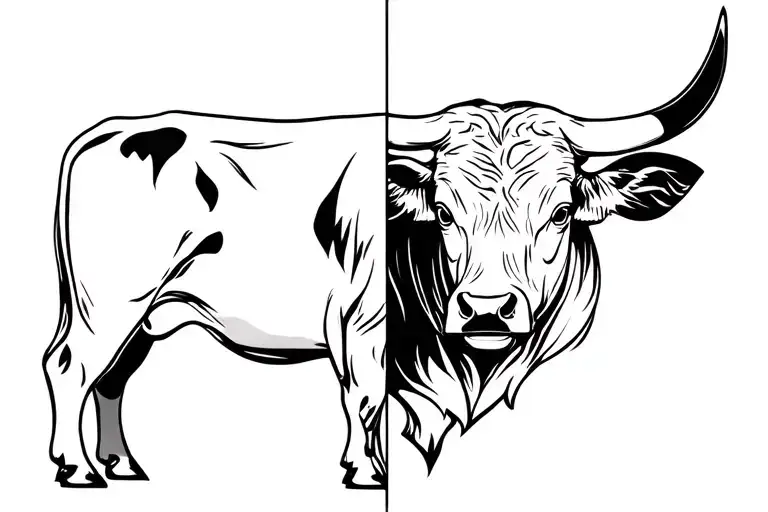 Half Bull Half Women