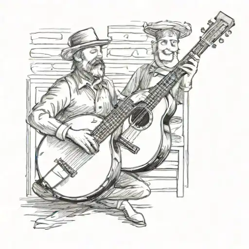 Acoustic Guitar And Banjo