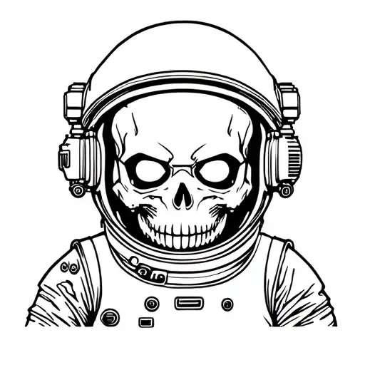 Skull Astronaut