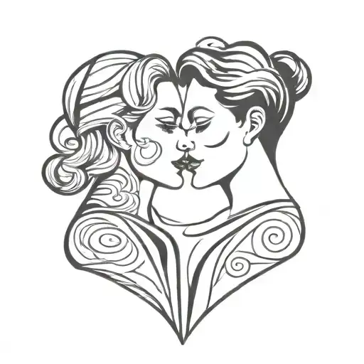 Lesbians In Love Each Other