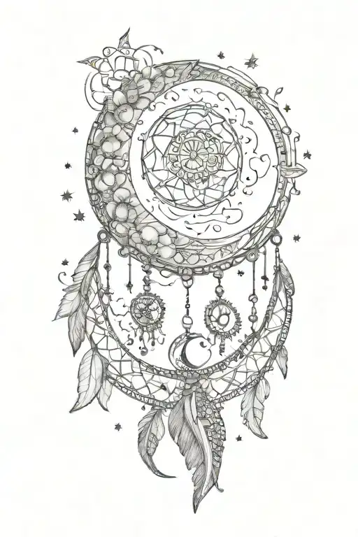 Boho Cresent Moon