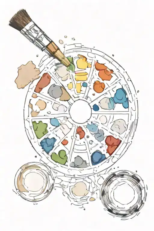 Davinci Creation Paint Palette Symbolizing New Era