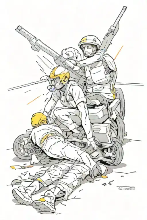 Accident Scene Who Means Stregth Courage And Personal Victory After A Period Of Pain And Suffering