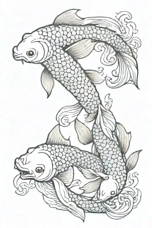 Koi Fish Yin Yang