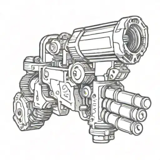 Spark Plug Holding A Gun