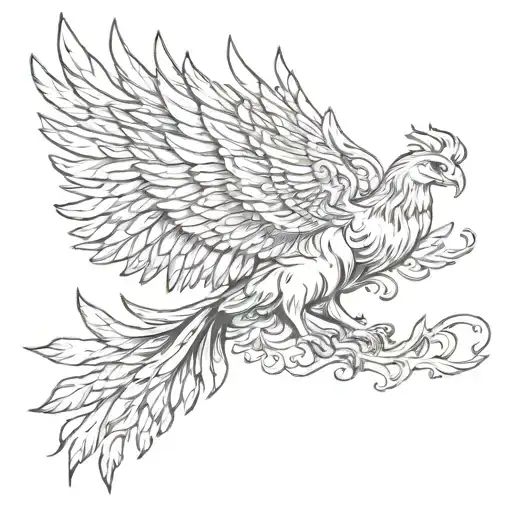 Phoenix Wings Spread