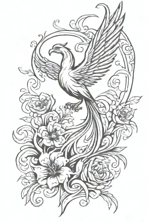 Phoenix Rising Flowers Interwinde