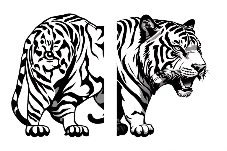 Half Bull Half Tiger