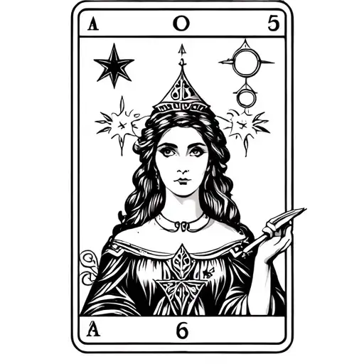 Female Magician Tarot Card