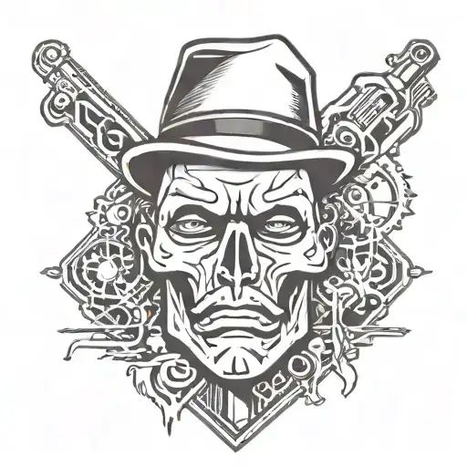 Nofretete In A Gangster Sytle